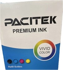 PACITEK Premium Ink Refill Bottles for Epson 502 Inkjet 5-Pack 2BK+CMY picture