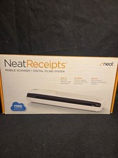 NeatReceipts 346 Mobile Scanner Digital Filing System USB Open Box w/ CD picture