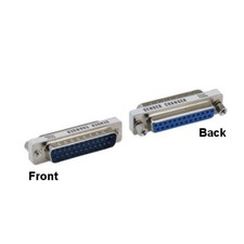 [10X] DB25 Male/Female Mini Adapter 25Pin Low Profile Changer Printer/Scanner picture