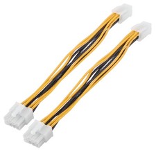 2 Pcs ATX 8 Pin Female to 4 Pin Male Cable for PC picture