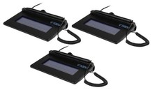 Topaz Systems Topaz T-S460-HSB-R SigLite 1x5 Signature Pad USB Pack of 3 Pcs picture