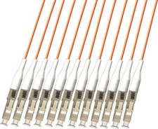 Direct Burial Outdoor LC 12 Strand Fiber Optic Cable Multimode 62.5/125 10M picture