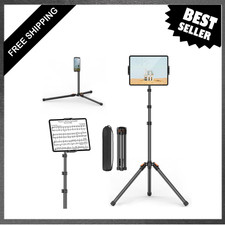 Tablet Floor Stand Tripod Aluminum Height Adjustable 72in Universal for iPad picture