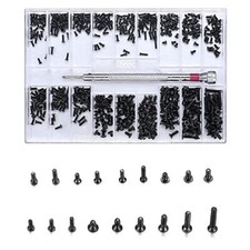 woshilaoDS 500 Pcs Small Replacement Screws, M1.2/M1.4/M2.0 Black Tiny Micro  picture