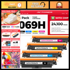 High Capacity 069 Toner Cartridge Set 4-Pack for Canon MF753Cdw MF751Cdw LBP674C picture