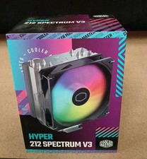 Cooler Master Hyper 212 Spectrum V3 ARGB Rifle Bearing CPU Fan Heatsink 120mm picture