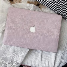 Pink Crocodile PU Leather Shell Case Cover For MacBook Air Pro 13inch 14 15 16 picture