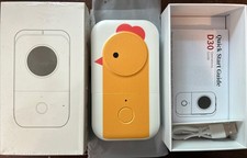 Yellow chicken New Phomemo D30 Label Maker Thermal Sticker Printer, Labeler US picture