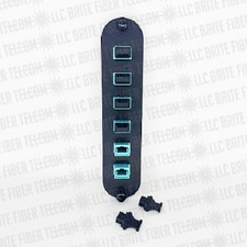 CCH-CP72-E4 Compatible  Adapter Panel 6 MPO 72 fiber Aqua OM3 OM4 KEY UP/DOWN picture