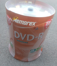 Memorex DVD-R 100 Pack 8X 4.7GB 120min Video NEW picture