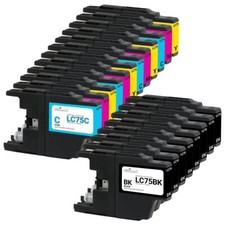 LC75 LC-65 for Brother Ink Cartridges fits MFC J280W J425W J430W J435W J625D Lot picture