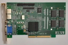 Elsa GLoria Synergy-A8 VIVO AGP Graphics Card (3DLabs Permedia 2, 8MB, Retro, 1998) picture