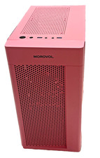 Morovol TW7 Pink Micro ATX Computer Case Tempered Glass New Other Damaged AS-IS picture