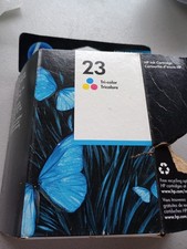 HP 23 Tri-Color Ink Cartridge C1823D Option 140 New in Box, Exp 2011 Open New picture
