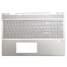 US Keyboard&PalmRest For HP Envy X360 15-DR0000 L53815-001 with backlit Silver picture