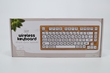 iJoy Wireless Wooden Keyboard - Open Box picture