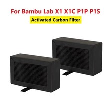 3D Printer For Bambu Lab X1 X1C P1P P1S Activated Carbon Air Filter Parts 1/2PCS picture