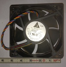 Vintage DELL Large PC cooling fan Model AFC121DE P/N MJ989 DC12V 1.60A Delta Ele picture