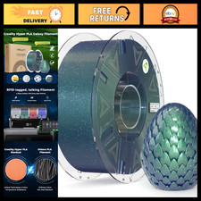 1.75mm Hyper PLA Filament Stardust Green - High-Quality 3D Printing Material picture