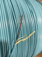 1000ft 6 Strand OM3 50/125 Multimode Indoor Riser Rated Fiber Optic Cable Aqua picture