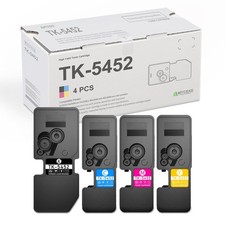 Myceke 4 Pack TK5452 Toner Cartridge: Other, Black Cyan Magenta Yellow picture
