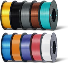 Silk PLA Filament Bundle 10Kg, 3D Printer Filament 1.75Mm picture