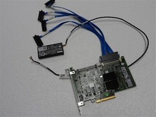 DELL SERVER RAID PERC 6I PCI & 4 DROPS CABLE T610 T7500 T7400 T5500 T5400 SC1430 picture