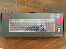 Redragon K556 Mechanical Wired USB Illuminated RGB QWERTY English Black/White picture