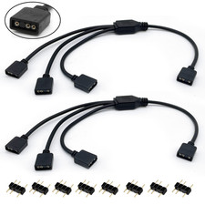 1-To-3 ARGB Splitter Cable, ARGB Cable, 5V 3 Pin Addressable RGB Splitter picture
