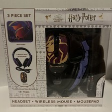 Harry Potter Tech Bundle - Headphones, Wireless Mouse and Mousepad - New picture