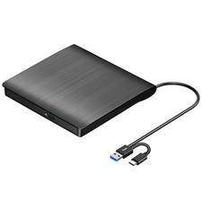 ROOFULL External CD/DVD Drive for Laptop Computer, USB 3.0 & USBC picture