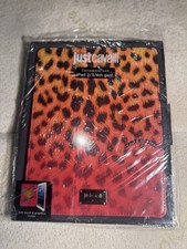 New Just Cavalli iPad 2 3 4th Gen Case Leopard Rrint Designer Flap Cover Sealed  picture