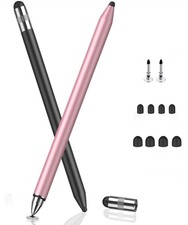 MEKO 3 in 1 Stylus Pens for Touch Screens, High Sensitivity A-Black/Rose Gold  picture