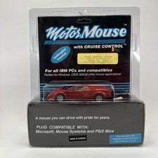 Vintage Motor Mouse Lamborghini Countach Red Computer Mouse Rare New NOS NIP NIB picture