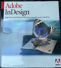 Adobe InDesign 1.0 For Macintosh Full Version Big Box Apple Computer Sealed picture