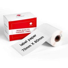 Square Thermal Sticker Labels Self-Adhesive Tag Paper for Phomemo M110 Printer picture