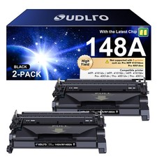 SUDLTO 148A Toner Cartridge with Chip 2 Pack Replacement for HP 148A picture