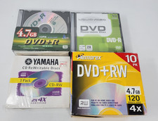 Mixed Blank Media Memorex DVD+RW, KHyper DVD+R, Liquidvideo DVD-R, Yamaha CD-RW picture