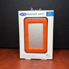 Lacie Rugged Mini 2TB USB 3.0 External Hard Drive (RUGU3M2) New (3272) picture