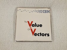 Vtg 1985 Software ~ IBM The Value of Vectors Presentation ~ 5.25