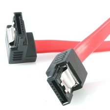 StarTech 18in Latching SATA to Right Angle SATA Serial ATA Cable (LSATA18RA1) picture
