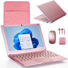Windows 11 Laptop 10in Quad Core Notebook 8GB+128GB W/Bluetooth WiFi Webcam HDMI picture
