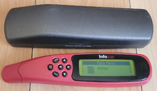 Wizcom InfoScan Handheld Scanner Pen Red with Case -- TESTED READ picture