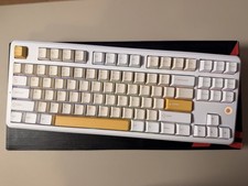 AJAZZ AK870 V2 TKL Gasket Mechanical Keyboard - Cheese Yellow picture