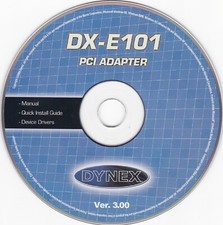 Dynex DX-E101 PCI Adapter Ver. 3.00 (PC, 2004) *DISC ONLY* picture