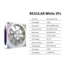 LDPCSJ OEM PRISM 5 PRO Computer Chassis Fan 12cm ARGB 4 Pin PWM Quiet Cooling picture