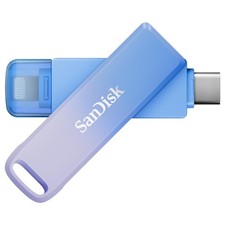 SanDisk Creator Phone Drive 128 GB (For iPhone, iPad, PC & Mac, Lightning & USB picture