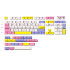 126 Keys XDA Profile Dye Sublimation PBT Keyboard Keycaps Ice Cream picture