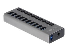 Delock External SuperSpeed USB Hub with + Switch External SuperSpeed 63670 picture