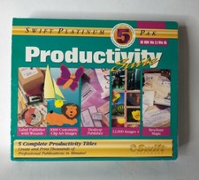 Swift Computer Software Productivity Suite 5 Complete Titles CD ROM New Vintage picture